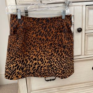 Ecote leapiard print skirt.  Size 4